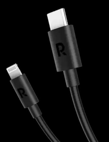 کابل شارژ 3 متری Type-C به Lightning راوپاور مدل RP-CB1034