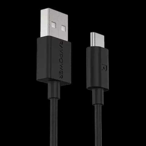 کابل شارژ 1 متری USB به Type-C راوپاور مدل RP-CB044