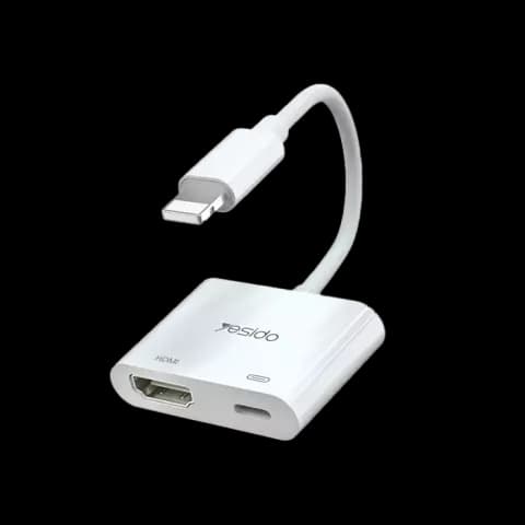 کابل تبدیل Lightning به HDMI یسیدو مدل HM06
