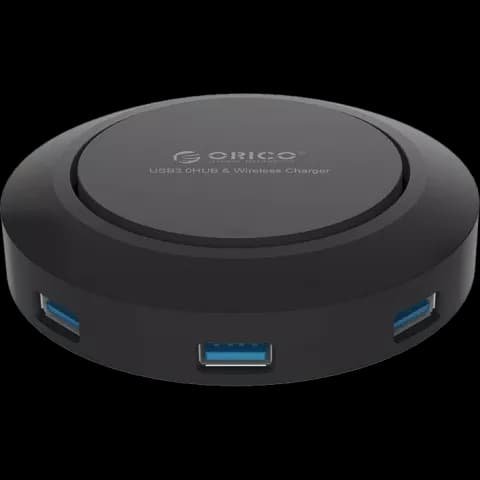 هاب 4 پورت و شارژر بی سیم ORICO مدل HCP-5US