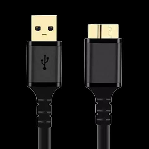 کابل هارد اکسترنال 0.6 متری USB 3.0 AM به Micro-B کی نت پلاس مدل KP-CUAMHDD06