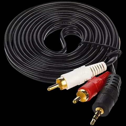 کابل تبدیل 1.5 متری AUX به AV کی نت مدل K-CS120015