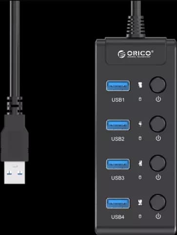 هاب 4 پورت ORICO مدل W9PH4-U3-BK