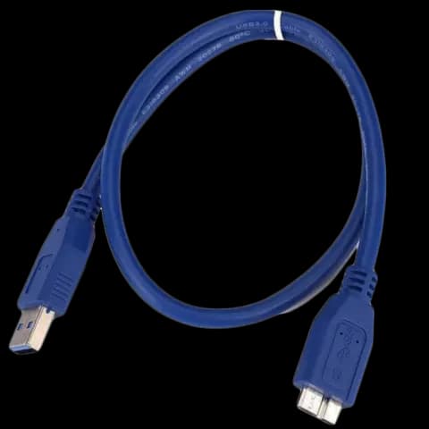 کابل هارد اکسترنال 60 سانتی متری USB 3.0 به Micro B برند VOX