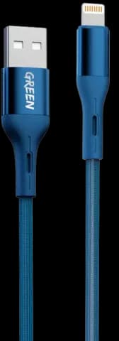 کابل شارژ 1.2 متری USB Type-A به Lightning گرین لاین مدل GNBIPHBL
