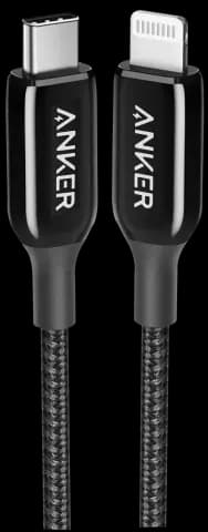 کابل شارژ 1.8 متری USB Type-C به Lightning انکر مدل PowerLine Plus III A8843