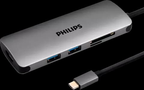 تبدیل USB TYPE-C به PHILIPS HDMI-USB3.0-CARDREADER مدل SWR1608C/93