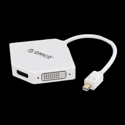 تبدیل Mini DisplayPort ORICO به HDMI+DVI+VGA مدل DMP-HDV3