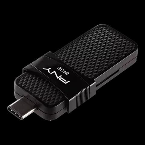 فلش مموری 64 گیگابایت PNY مدل  DUO LINK
