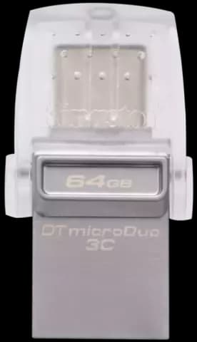 فلش مموری 64 گیگابایت Kingston مدل DataTraveler microDuo 3C