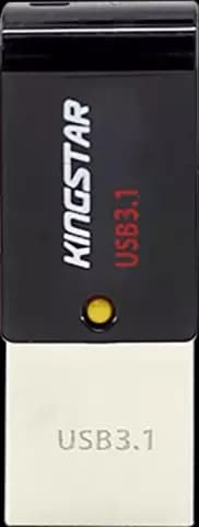 فلش مموری 64 گیگابایت KINGSTAR مدل  DUAL 3 S30