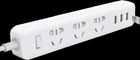 چند راهی برق 3 پورت + 3 پورت XIAOMI USB مدل XMCXB01QM