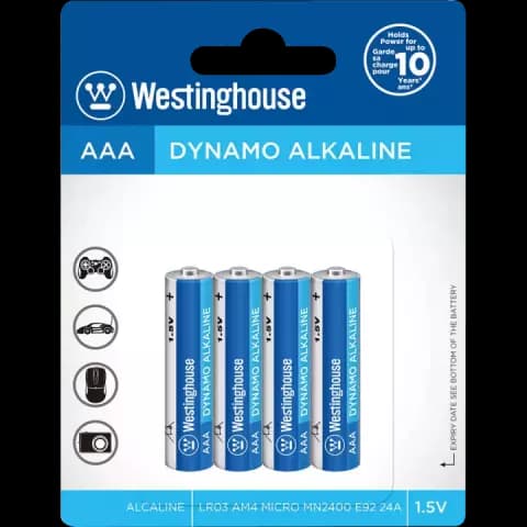 باتری نیم قلمی WestingHouse مدل LR03-BP4