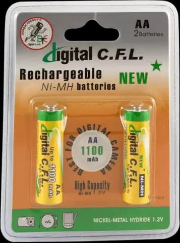 باتری قلمی قابل شارژ DIGITAL C.F.L ظرفیت 1100 ميلی آمپر ساعت