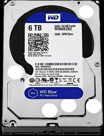 هارد اینترنال 6ترابایت WD مدل BLUE WD60EZRZ