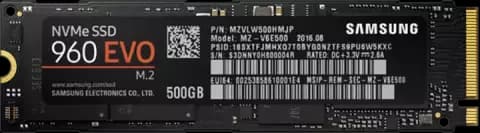 حافظه SSD اینترنال 500گیگابایت Samsung مدل EVO 960
