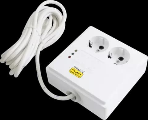 چند راهی برق و محافظ یخچال و فریزر ERAMTRONIC مدل AP2LC-R