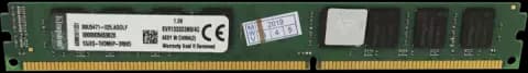 رم کامپیوتر 4 گیگابایت Kingston مدل KVR1333D3N9/4G 1333MHz CL9