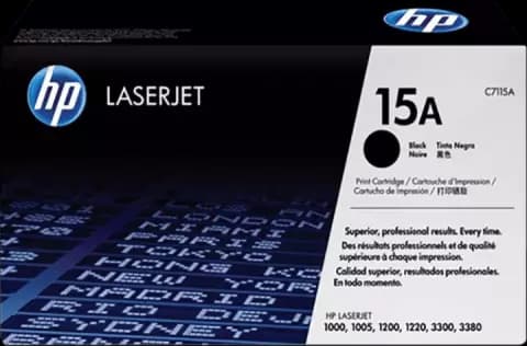 تونر کارتریج مشکی طرح اصلی HP مدل 15A
