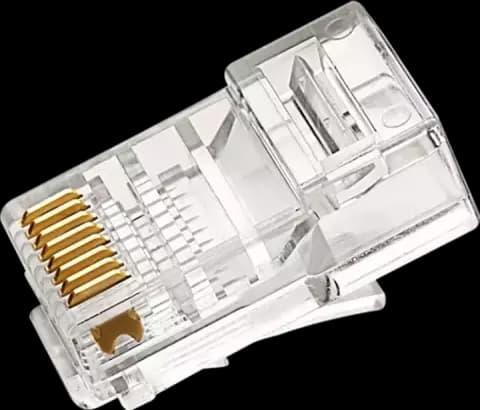 سوکت شبکه AMP RJ45 CAT6 UTP بسته 100 عددی