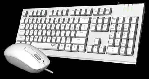 کیبورد و موس سیمی RAPOO مدل X120 PRO