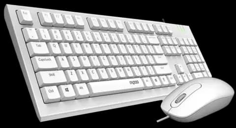 کیبورد و موس سیمی RAPOO مدل X120 PRO