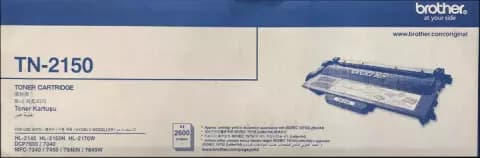 کارتریج تونر مشکی طرح اصلی BROTHER مدل TN-2150