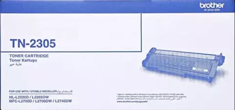 کارتریج تونر مشکی طرح اصلی BROTHER مدل TN-2305