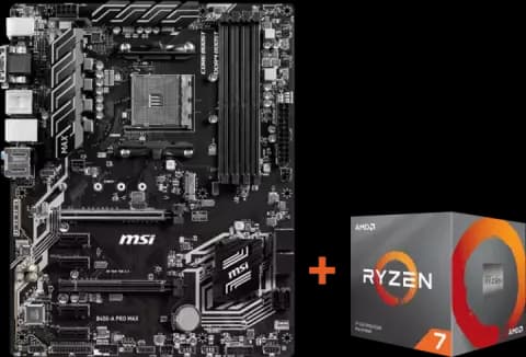 باندل مادربرد MSI B450-A PRO MAX به همراه پردازنده AMD RYZEN 7 3700X