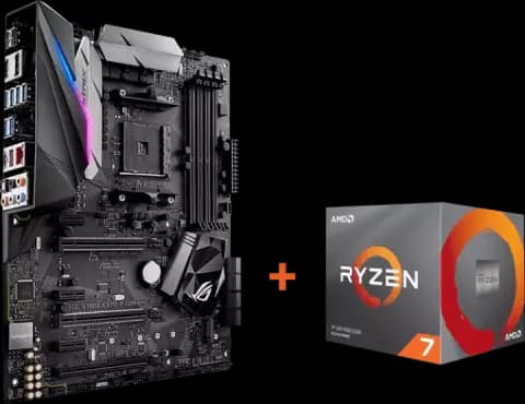 باندل مادربرد ASUS ROG STRIX X370-F GAMING به همراه پرازنده AMD RYZEN 7 3800X
