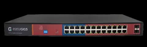 سوییچ 24 پورت easygigs مدل SWU-1401-26GPS