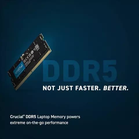 رم لپ تاپ 16 گیگابایت Crucial مدل CB16GS4800 DDR5 4800MHz CL40