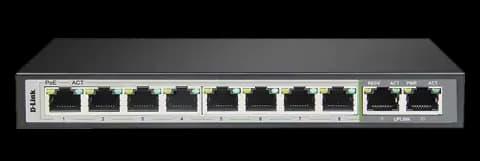 سوییچ 10 پورت D-Link مدل DGS-F1010P-E