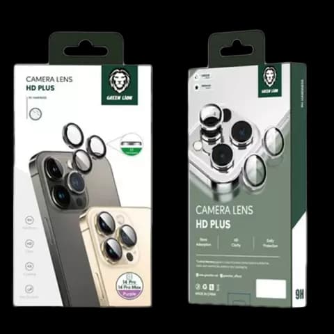 محافظ لنز دوربین Green Lion مدل HD Plus مناسب برای iPhone 14 Pro / 14 Pro Max
