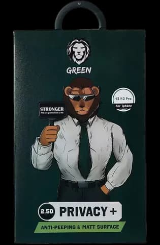 محافظ صفحه نمایش Green Lion مدل Privacy Plus مناسب برای iPhone 12 / 12 Pro
