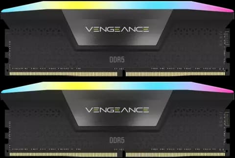 رم دسکتاپ (16GB*2) 32 گیگابایت Corsair مدل VENGEANCE RGB DDR5 6200MHz