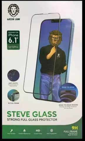 محافظ صفحه نمایش Green Lion مدل Steve Glass مناسب برای iPhone 12 / 12 Pro