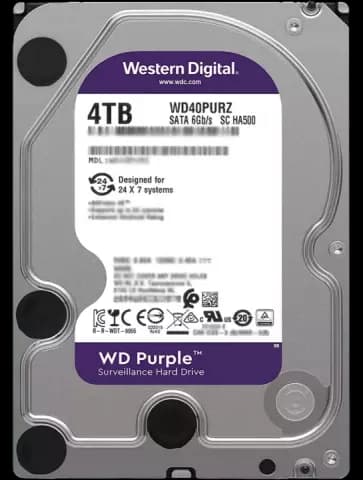 هارد اینترنال 4 ترابایت WD مدل Purple Surveillance WD42PURZ 
