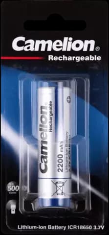 باتری قلمی Camelion مدل  ICR18650F-22BP1