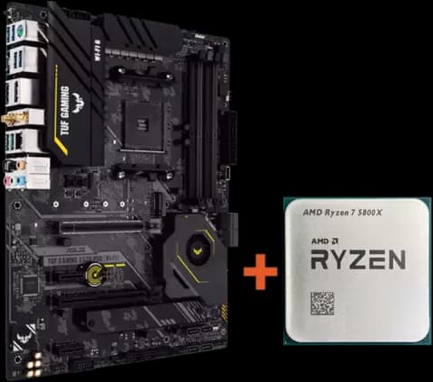 باندل مادربرد Asus TUF X570-Pro WiFi Gaming به همراه پردازنده AMD Ryzen 7 5800X