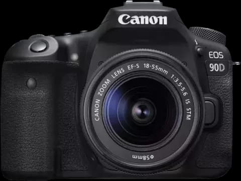 دوربین عکاسی Canon مدل EOS 90D با لنز 55-18 میلی متری