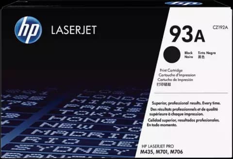 کارتریج تونر مشکی طرح اصلی HP مدل 93A CZ192A