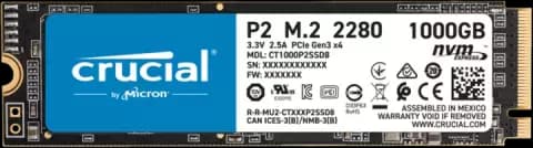 حافظه SSD اینترنال 1 ترابایت Crucial مدل P2 NVME M.2