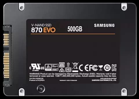 حافظه SSD اینترنال 500 گیگابایت Samsung مدل  870 EVO
