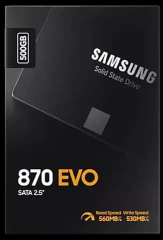 حافظه SSD اینترنال 500 گیگابایت Samsung مدل  870 EVO