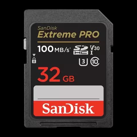 مموری کارت 32 گیگابایت Sandisk مدل Extreme PRO SDHC کلاس 10 استاندارد UHS-I U3