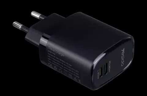 شارژر دیواری Yesido مدل  YC44 به همراه یک کابل Type-C به Lightning