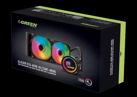 خنک کننده پردازنده  Green مدل GLACIER ECO GLC240E-ARGB
