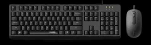کیبورد و موس سیمی Rapoo مدل X130Pro