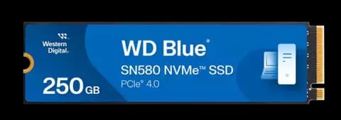 حافظه SSD اینترنال 250 گیگابایت WD مدل Blue SN580 NVMe M.2